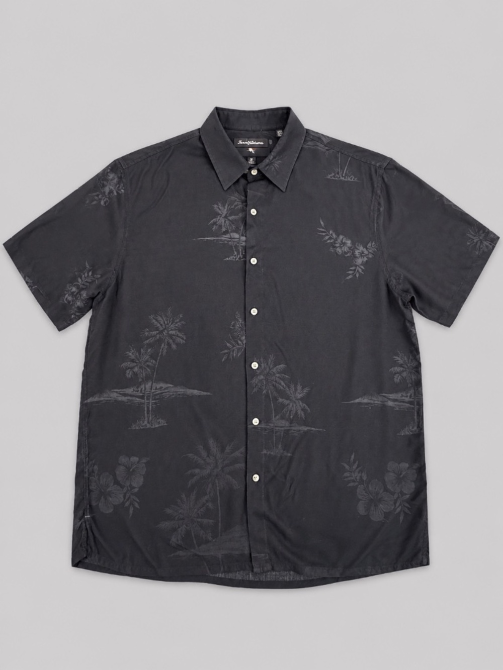 Mens Croft & Barrow Button Down Short Sleeve Tropical Shirt XL